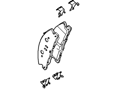 Ford DG1Z-2001-E Kit - Brake Lining