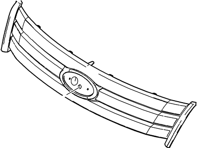 Mercury 8G1Z-8200-AACP Grille - Radiator