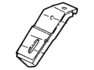 Ford F7UZ-6028-AB Bracket, Passenger Side