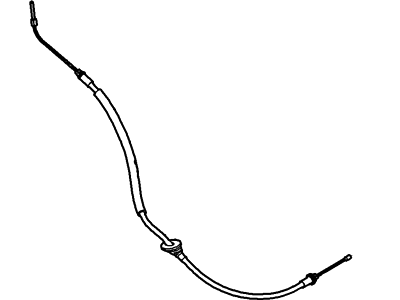 Ford 5L8Z-2853-AA Front Cable