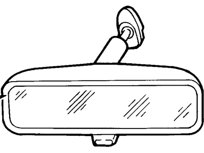 Ford DU5Z-17700-P Mirror Inside, Rear Inner