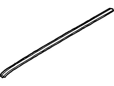 YL8Z-7851728-AAA Ford Moulding - Roof Side Trim, Passenger Side Illustration 1 of 1