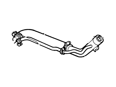 1993 Ford F-150 Fuel Filler Neck - E7TZ-9034-B