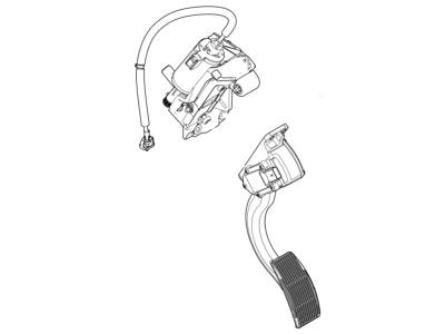 Lincoln EL1Z-9F836-B Pedal Travel Sensor