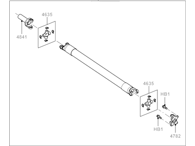 Lincoln 3L1Z-4602-BA Drive Shaft