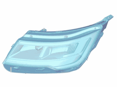 2019 Ford Explorer Headlight - JB5Z-13008-N