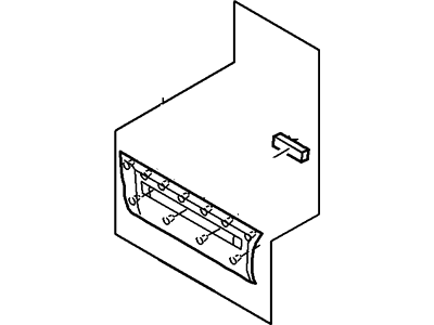 Ford 2L1Z-7825556-AAA Panel Assembly - Exterior Trim, Passenger Side