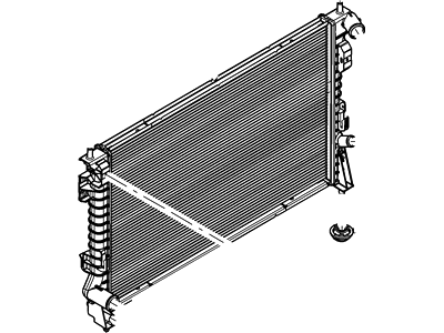 Mercury 8G1Z-8005-A Radiator Assy