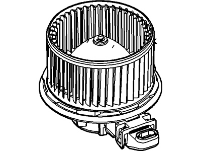 Lincoln DG1Z-19805-A Fan And Motor Assy