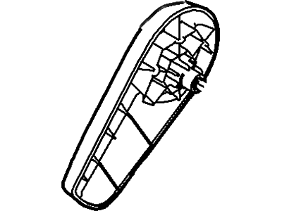 Ford DB5Z-7861198-AA Handle - Seat Back Adjusting