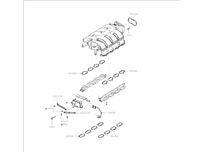 Ford 4R3Z-9424-EL Manifold Assy - Inlet