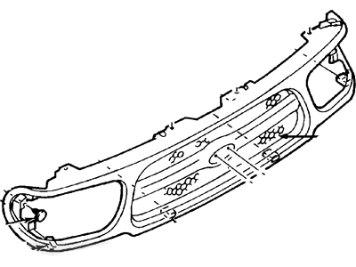 Ford -N807455-S100 Clip - 2.0 Panel Push On