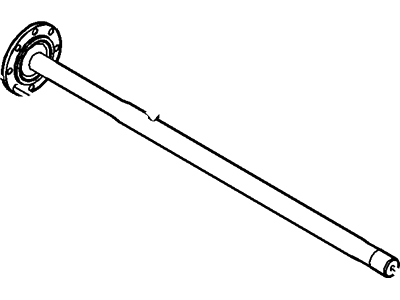 Ford 3C3Z-4234-AA Axle Shaft, Rear Passenger Side 3C3Z-4234-AA Ford Axle Shaft, Rear Passenger Side Illustration 1 of 1