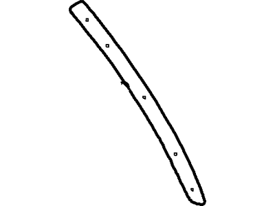 Lincoln 2L1Z-78410A06-AAA Moulding Assy - Rear Quarter Outer
