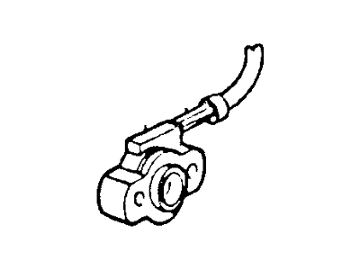 Ford E-350 Econoline Throttle Position Sensor - E7TZ-9B989-A