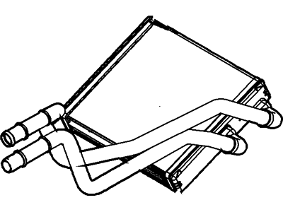 Ford BE8Z-18476-A Core Assembly - Heater
