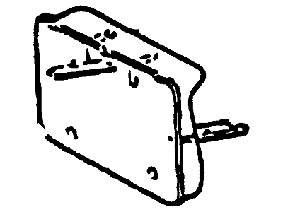 Ford XL3Z-17A385-AB Bracket - License Plate            