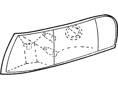 Ford F2DZ-15A201-F Side Marker Lamp, Driver Side
