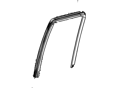 Ford 5L3Z-1825766-BA Run Assembly - Glass, Inner Passenger Side