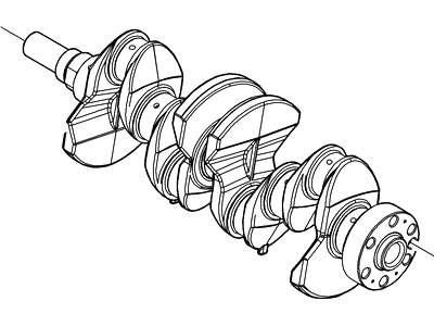 Ford BE8Z-6303-B Crankshaft Assembly