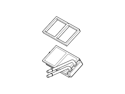 Mercury 4F2Z-18476-AA Core Assy - Heater