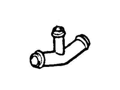 E5TZ18663B Ford Tube Heater Water Outlet Illustration 1 of 1