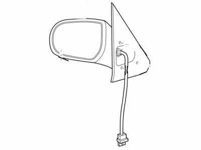 Ford 2L8Z-17683-LAA Mirror Assy - Rear View Outer