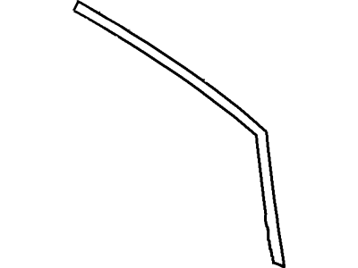 Ford BE8Z-54255A61-A Moulding - Door Window Frame, Driver Side