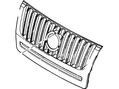 Mercury 8E6Z-8200-A Grille - Radiator