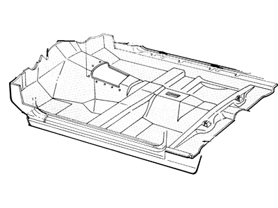 Ford E7ZZ-15A201-A Side Marker Lamp, Passenger Side
