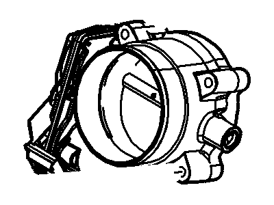 Ford BR3Z-9E926-A Throttle Body And Motor Assy