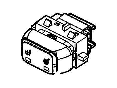 Ford Seat Heater Switch - 8A4Z-14D694-AA
