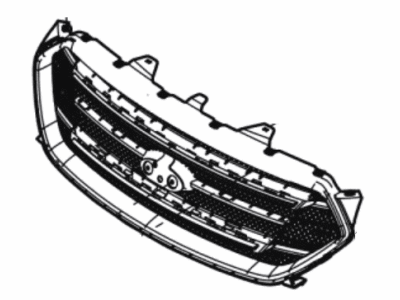 Ford DG1Z-8200-SACP Grille Assy - Radiator