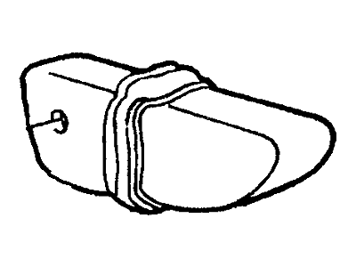 Ford F2UZ-1565479-A Pad - Armrest                      