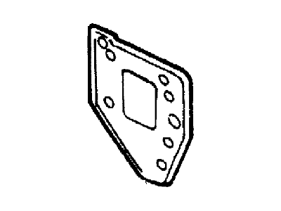 YS4Z-17C914-BA Ford Reinforcement - Bumper Bar Bracket, Driver Side Illustration 1 of 1