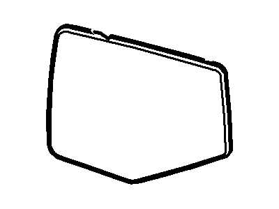 Ford 6L2Z-17K707-B Glass Assembly - Rear View Outer Mirror, Driver Side
