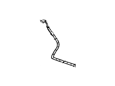 Mercury Capri Battery Cable - D1PZ-14300-E