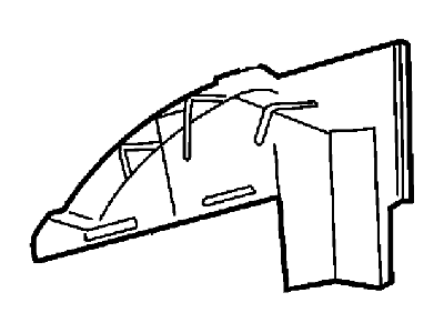 Ford YC3Z-7827886-AA Panel Assembly - Rear Quarter