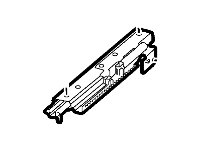 Ford F65Z-1561705-BA Track Assembly - Seat, Driver Side F65Z-1561705-BA Ford Track Assembly - Seat, Driver Side Illustration 1 of 1