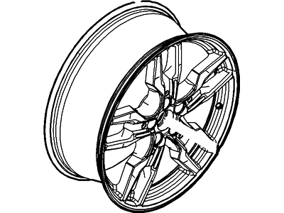 Lincoln BT4Z-1007-DCP Wheel Assy