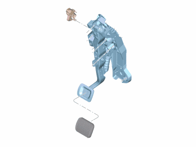 Ford FV6Z-2455-B Pedal Assy - Brake