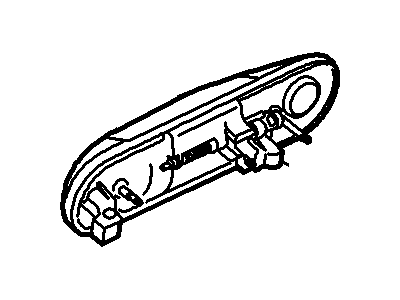 Lincoln 6L2Z-7822405-BCPTM Handle Assy - Door - Outer