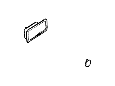 Ford 6E5Z-5422621-BAB Escutcheon - Door Inside Handle, Driver Side