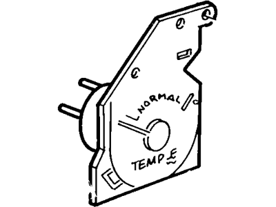 Mercury F5CZ10883B Gauge Assembly - Temperature