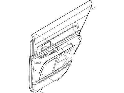 Ford 3W4Z5427406BAE Panel Assembly - Door Trim