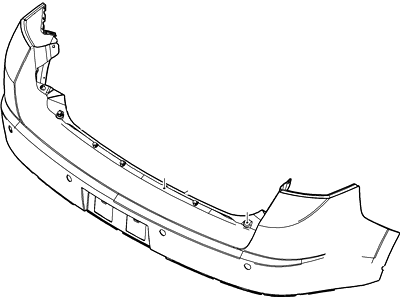 Lincoln 7A1Z-17K835-BCP Extension - Bumper Bar - Side