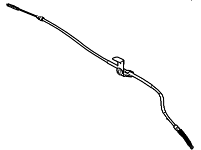 2000 Ford E-350 Super Duty Parking Brake Cable - 7C2Z-2A635-B