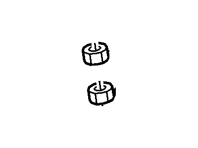 Mercury -W520504-S309 Nut - Flanged