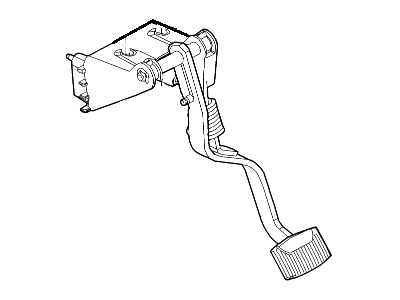 Ford 7C3Z-7B633-A Pedal - Clutch