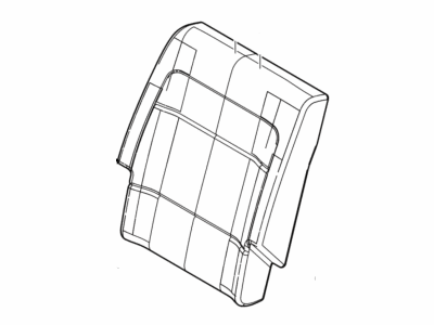 Ford BA8Z-7466600-DC Cover Assy - Rear Seat Back